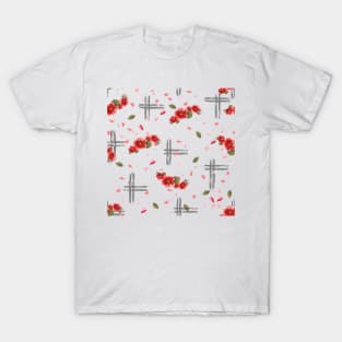 Red flowers T-Shirt